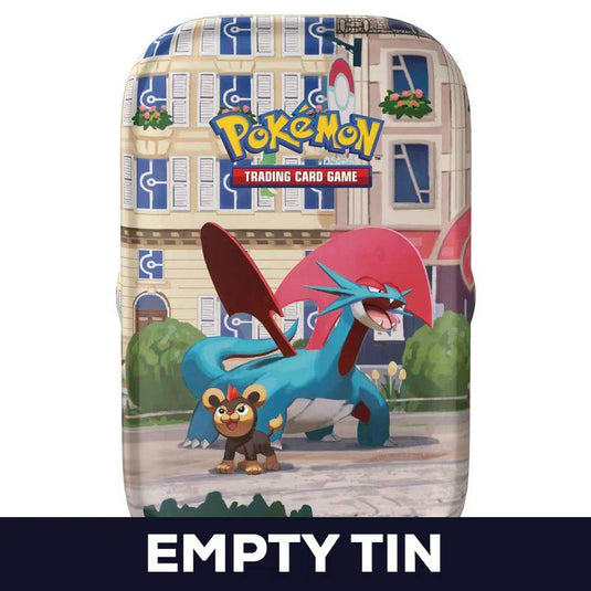 Pokemon - Mega Evolution - Lumiose City - Mini Tins - Salamance & Litleo - Empty Mini Tin