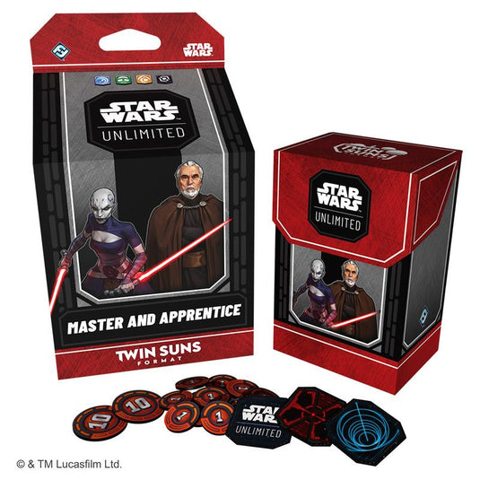 Star Wars Unlimited - Twin Suns Deck - Master and Apprentice