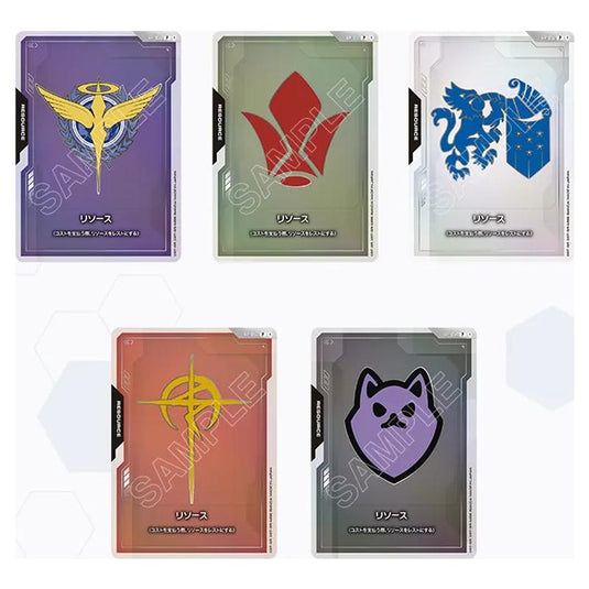 Gundam Card Game - Storage box & Resource set - EVX07