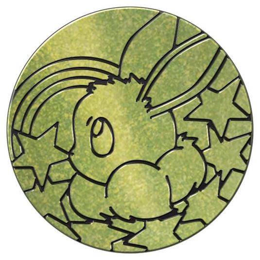 Pokemon - Eevee Jumbo Coin (Green Metallic)