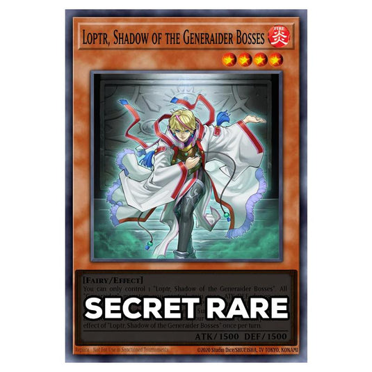 Loptr, Shadow of the Generaider Bosses RA05-EN016 card from the Yu-Gi-Oh! set Rarity Collection 5