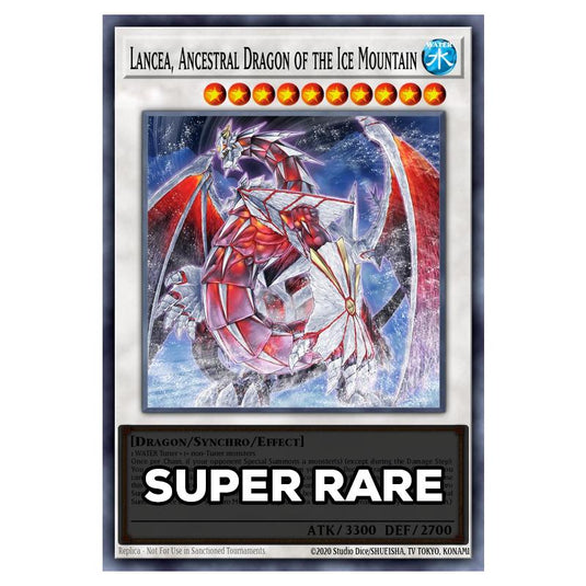 Lancea, Ancestral Dragon of the Ice Mountain RA05-EN045 card from the Yu-Gi-Oh! set Rarity Collection 5