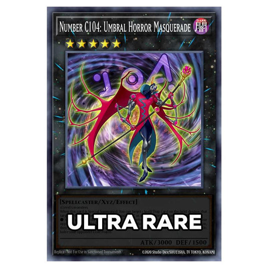 Number C104: Umbral Horror Masquerade RA05-EN046 card from the Yu-Gi-Oh! set Rarity Collection 5
