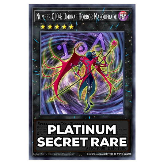 Number C104: Umbral Horror Masquerade RA05-EN046 card from the Yu-Gi-Oh! set Rarity Collection 5