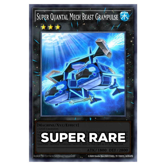 Super Quantal Mech Beast Grampulse RA05-EN048 card from the Yu-Gi-Oh! set Rarity Collection 5