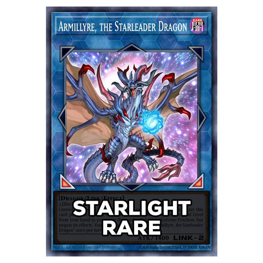 Armillyre, the Starleader Dragon RA05-EN055 card from the Yu-Gi-Oh! set Rarity Collection 5