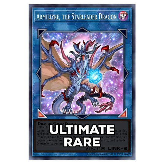 Armillyre, the Starleader Dragon RA05-EN055 card from the Yu-Gi-Oh! set Rarity Collection 5