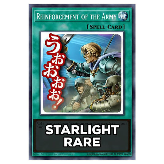 Reinforcement of the Army RA05-EN113 card from the Yu-Gi-Oh! set Rarity Collection 5