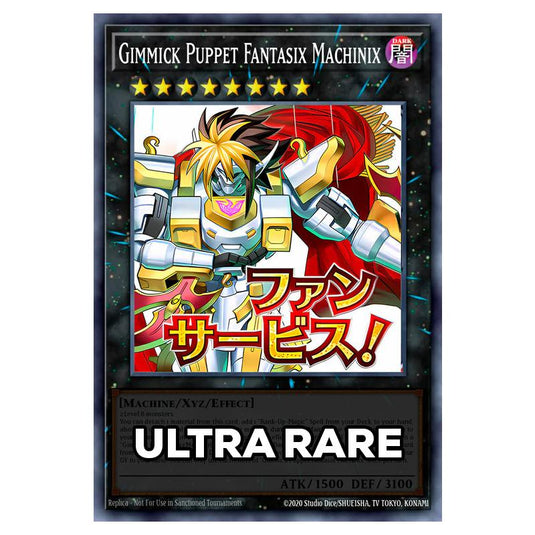 Gimmick Puppet Fantasix Machinix RA05-EN137 card from the Yu-Gi-Oh! set Rarity Collection 5