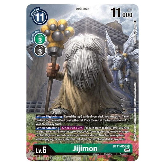 Digimon Card Game - BT-11 - Dimensional Phase - Jijimon - (Super Rare) - BT11-056 (Alt Art)