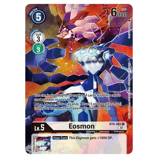 Digimon Card Game - Promos: Dimensional Phase (BT6) - Eosmon (Common) - BT6-085 (Alt Art)