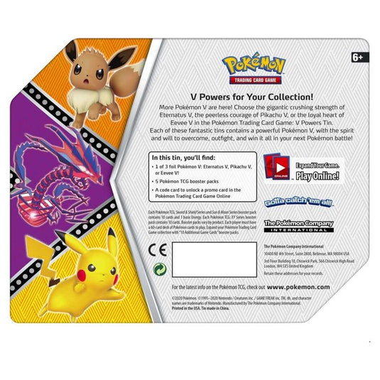 Pokemon - V Power - 7" Tin - Eevee