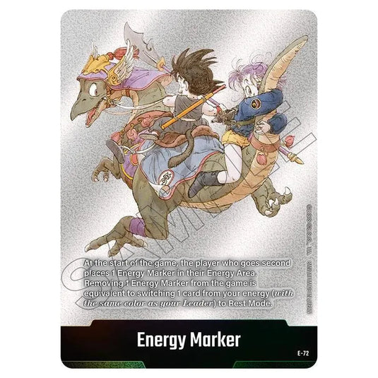Dragon Ball Super - Fusion World Promos - Energy Marker - E-72s