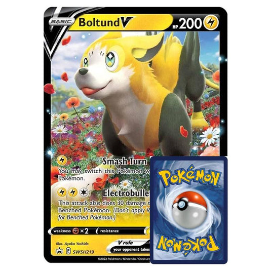 Pokemon - Boltund V - Oversized Promo Card (SWSH219)