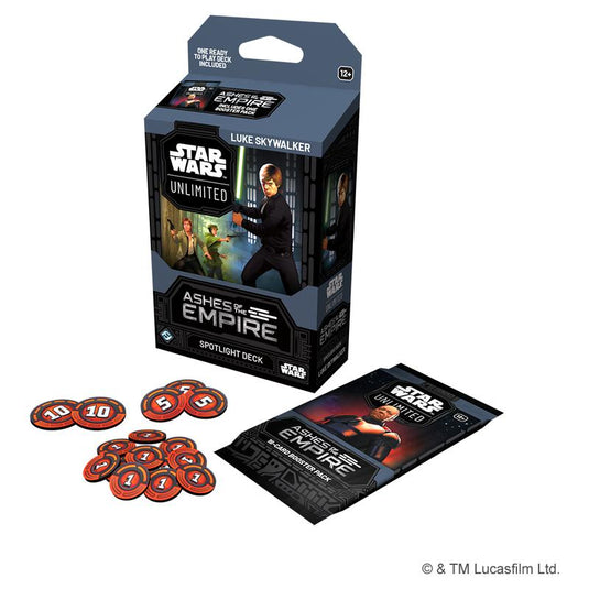 Star Wars Unlimited - Ashes of the Empire - Spotlight Deck - Luke Skywalker
