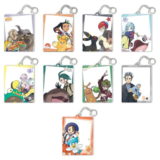 Pokemon - Simplified Chinese - Paldea Trainer Photo Card Charm Set