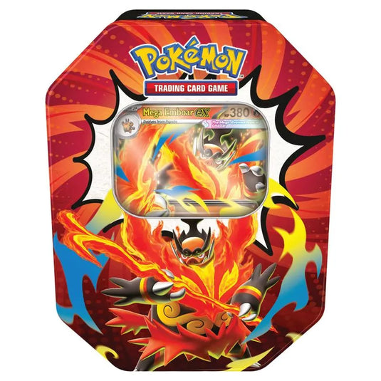 Pokemon - Mega Evolution - Ascended Heroes - Tin - Mega Emboar ex