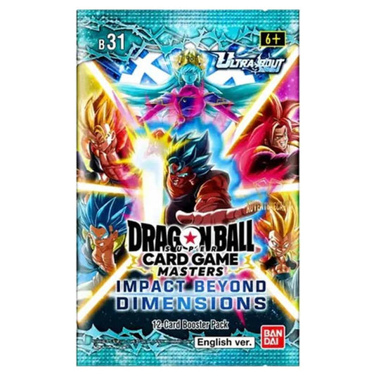 Dragon Ball Super Card Game - Ultra-Bout Series - B31 - Impact Beyond Dimensions - Booster Pack