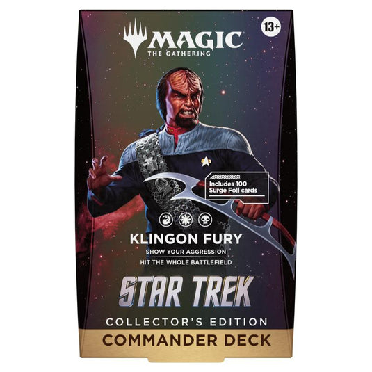 Magic The Gathering - Star Trek - Collector's Edition Commander Deck - Klingon Fury