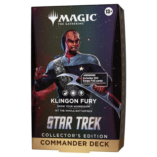 Magic The Gathering - Star Trek - Collector's Edition Commander Deck - Klingon Fury