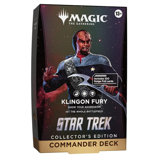 Magic The Gathering - Star Trek - Collector's Edition Commander Deck - Klingon Fury