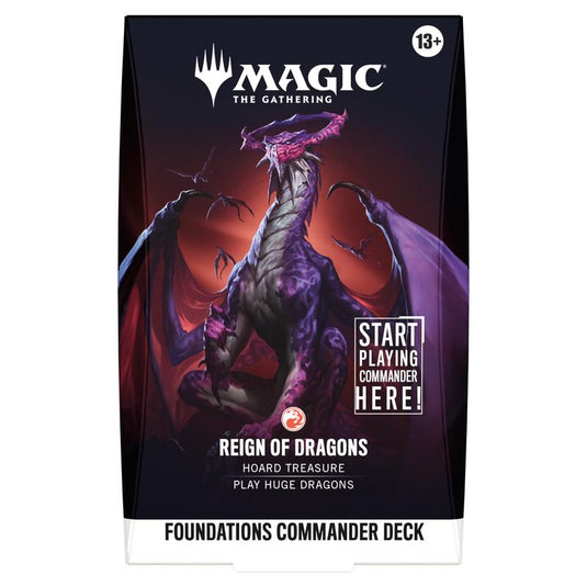 Magic The Gathering - Foundations - Commander Deck - Reign of Dragons