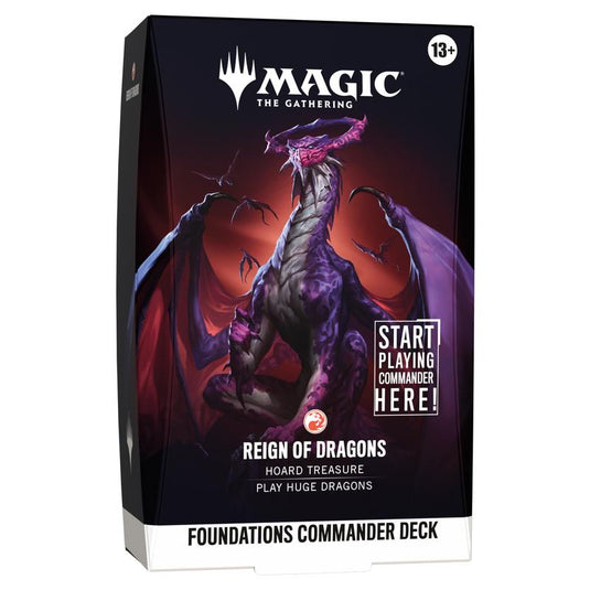Magic The Gathering - Foundations - Commander Deck - Reign of Dragons