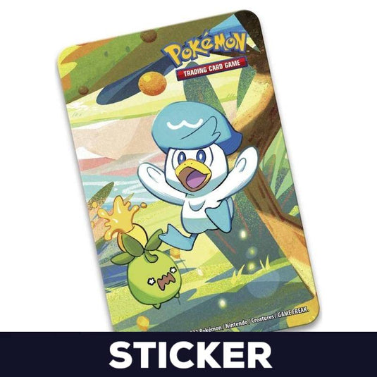 Pokemon - Scarlet & Violet - Paldea Friends - Mini Tin - Quaxly - Sticker
