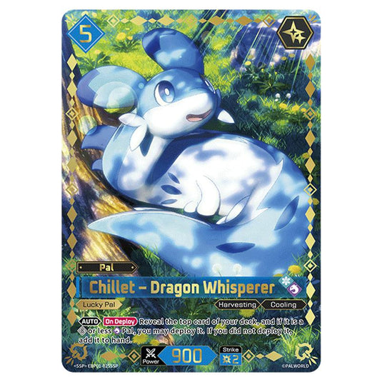 Chillet – Dragon Whisperer card from the Palworld set Dawn of Palpagos