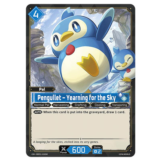 Pengullet – Yearning for the Sky card from the Palworld set Dawn of Palpagos