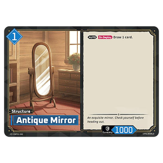 Antique Mirror card from the Palworld set Dawn of Palpagos