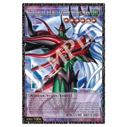 Yu-Gi-Oh! - Magnificent Monsters - Favorite HERO Flame Wingman (extended art) (Overframe Grand Master Rare) MAMO-EN005-GMR