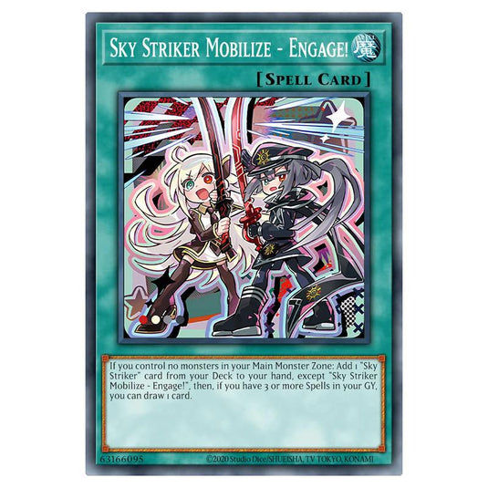 Sky Striker Mobilize - Engage! MAMO-EN039-STR card from the Yu-Gi-Oh! set Magnificent Monsters
