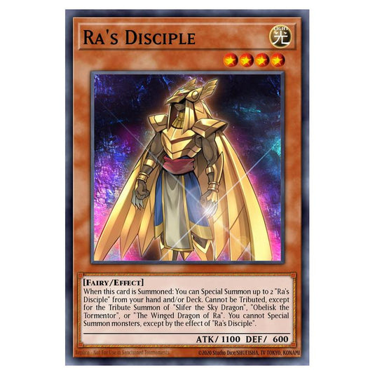 Yu-Gi-Oh! - Egyptian God Deck - Obelisk the Tormentor - Ra's Disciple (Common) EGO1-EN015