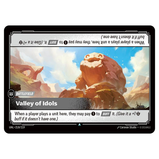 Valley of Idols card from the Riftbound: League of Legends set Unleashed
