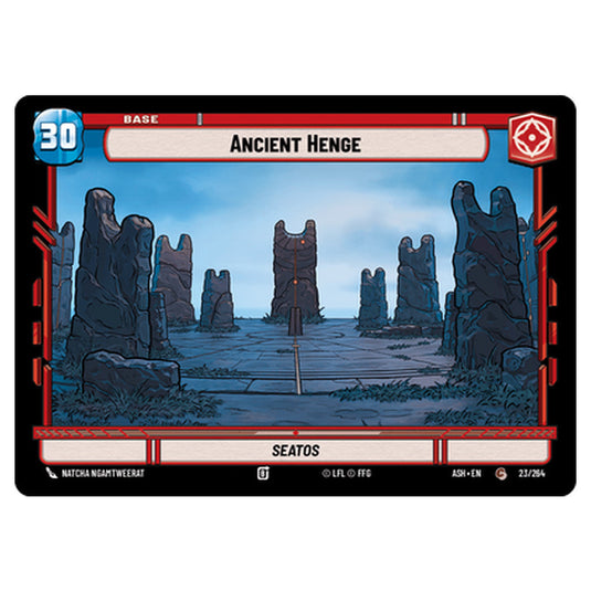 Ancient Henge card from the Star Wars Unlimited set Ashes of the Empire