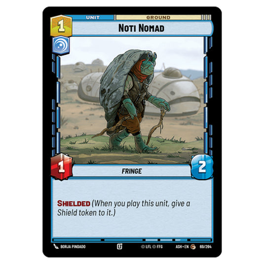 Noti Nomad card from the Star Wars Unlimited set Ashes of the Empire