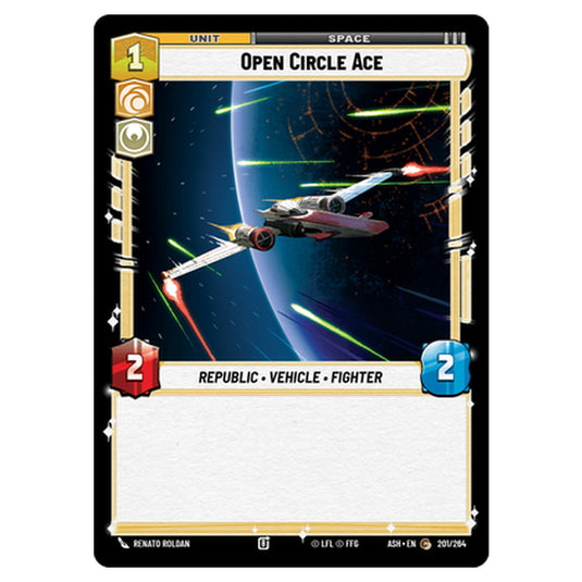 Open Circle Ace card from the Star Wars Unlimited set Ashes of the Empire
