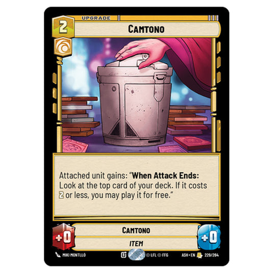 Camtono card from the Star Wars Unlimited set Ashes of the Empire