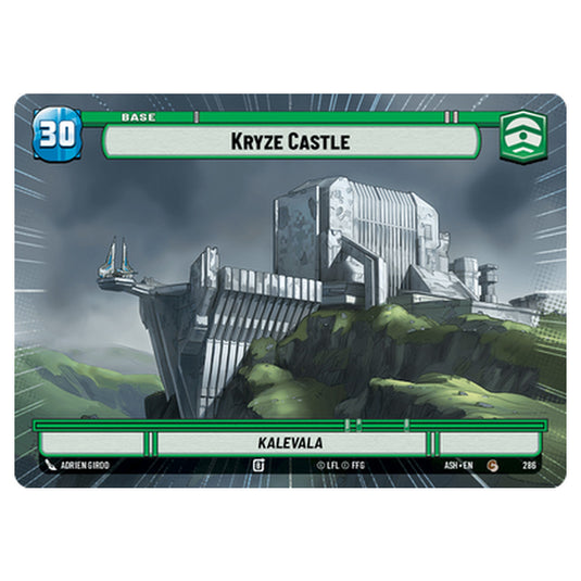 Kryze Castle card from the Star Wars Unlimited set Ashes of the Empire
