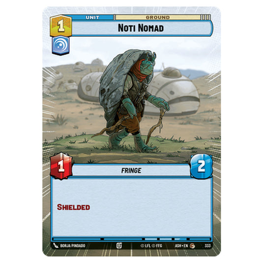 Noti Nomad card from the Star Wars Unlimited set Ashes of the Empire