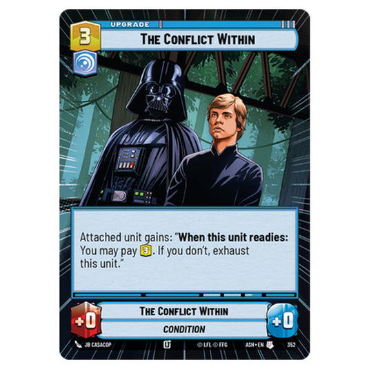 The Conflict Within card from the Star Wars Unlimited set Ashes of the Empire