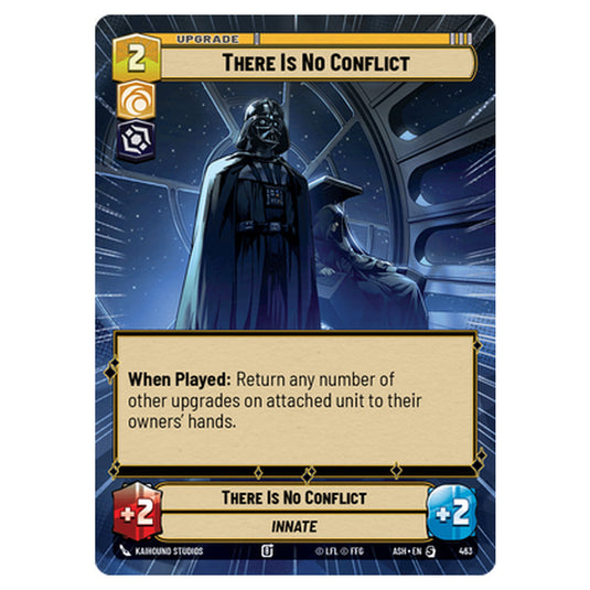There Is No Conflict card from the Star Wars Unlimited set Ashes of the Empire