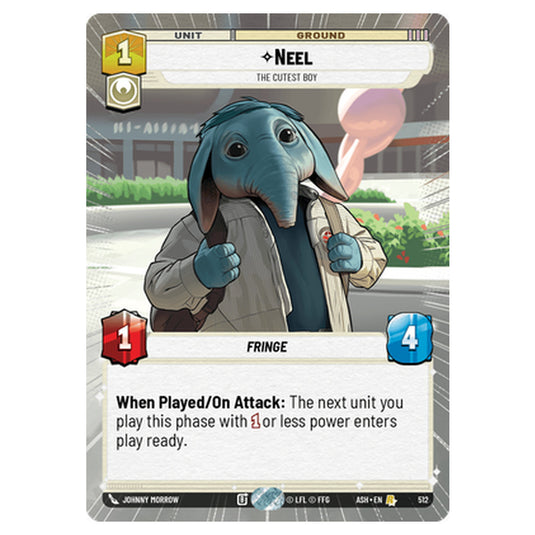 Neel card from the Star Wars Unlimited set Ashes of the Empire