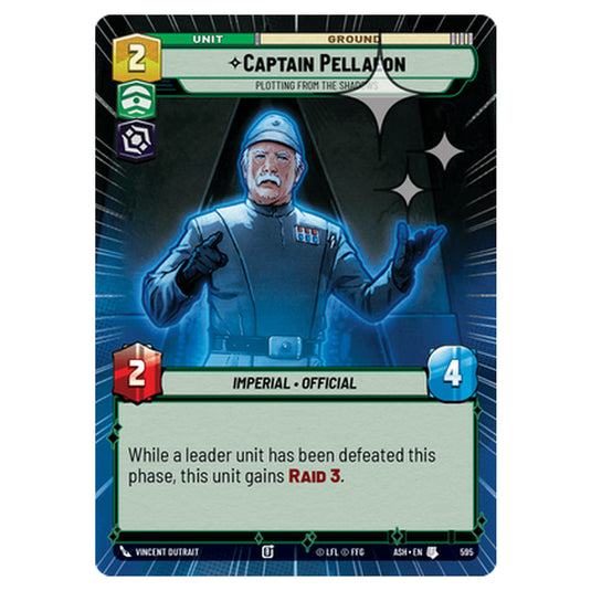 Captain Pellaeon card from the Star Wars Unlimited set Ashes of the Empire
