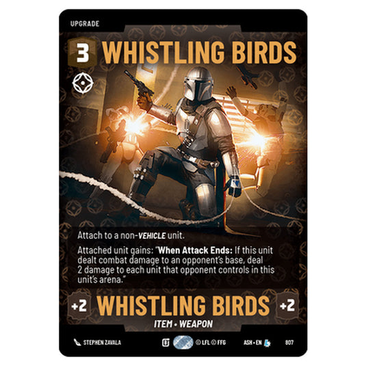 Whistling Birds card from the Star Wars Unlimited set Ashes of the Empire