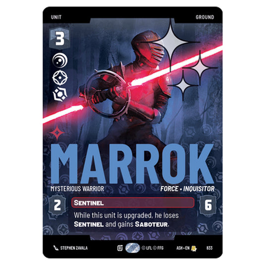 Marrok card from the Star Wars Unlimited set Ashes of the Empire