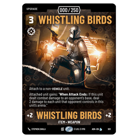 Whistling Birds card from the Star Wars Unlimited set Ashes of the Empire