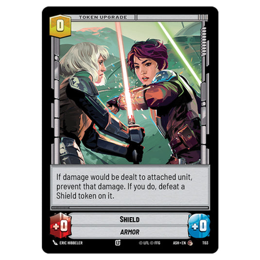 Shield card from the Star Wars Unlimited set Ashes of the Empire