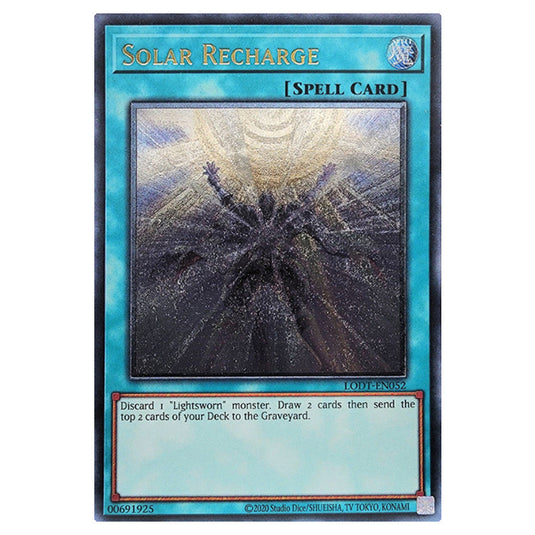 Yu-Gi-Oh! - Light of Destruction (2024 Reprint) - Solar Recharge (Ultimate Rare) LODT-EN052a